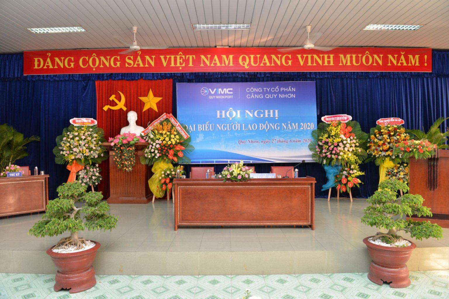 CẢNG QUY NHƠN TỔ CHỨC THÀNH CÔNG HỘI NGHỊ ĐẠI BIỂU NGƯỜI LAO ĐỘNG NĂM 2020