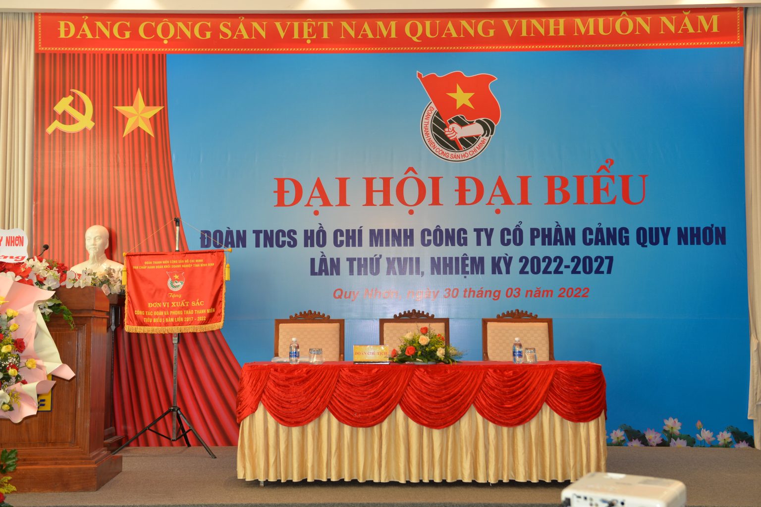 Đại hội đại biểu Đoàn TNCS Hồ Chí Minh Công ty cổ phần Cảng Quy Nhơn khóa XVII, nhiệm kỳ 2022 – 2027