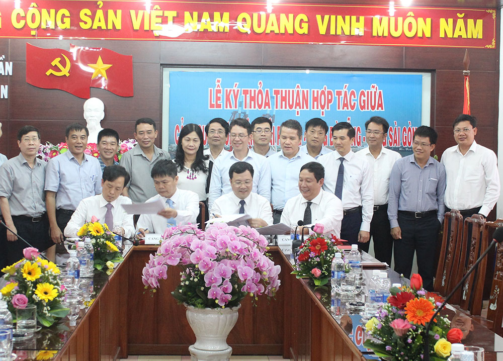 Lễ ký thỏa thuận hợp tác giữa Cảng Quy Nhơn, Cảng Hải Phòng, Cảng Đà Nẵng, Cảng Sài Gòn
